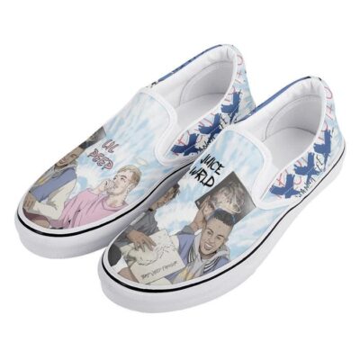 XXX Juice Wrld Lil Peep Slip On Shoes Low Top Sneaker For Fans 1