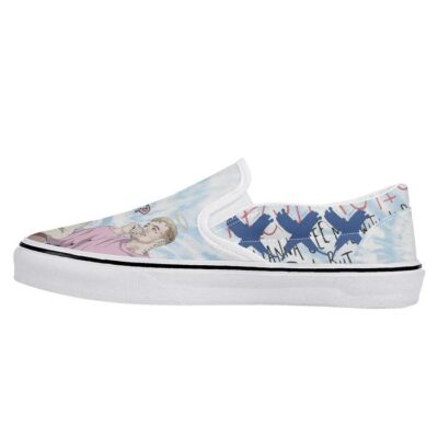 XXX Juice Wrld Lil Peep Slip On Shoes Low Top Sneaker For Fans 2