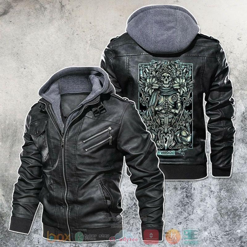 Zodiac Virgo Motorcycle Club Leather Jacket LJ3001 – Let the colors ...