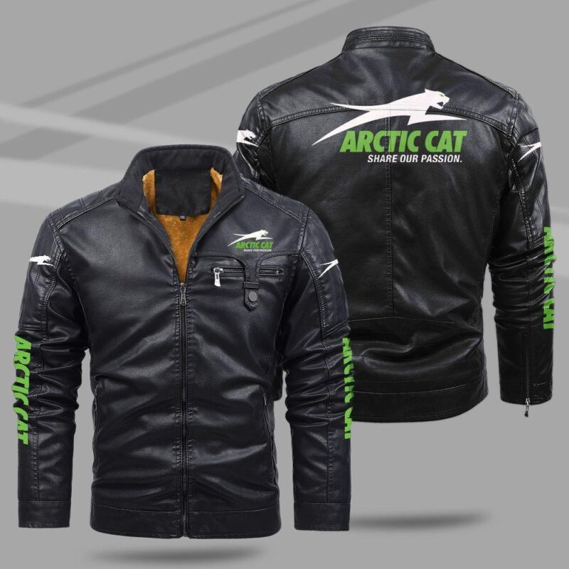 Arctic Cat Fleece Leather Jacket TFLJ041