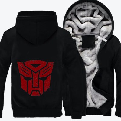 Autobots Transformers Fleece Zip Hoodie Jacket 3