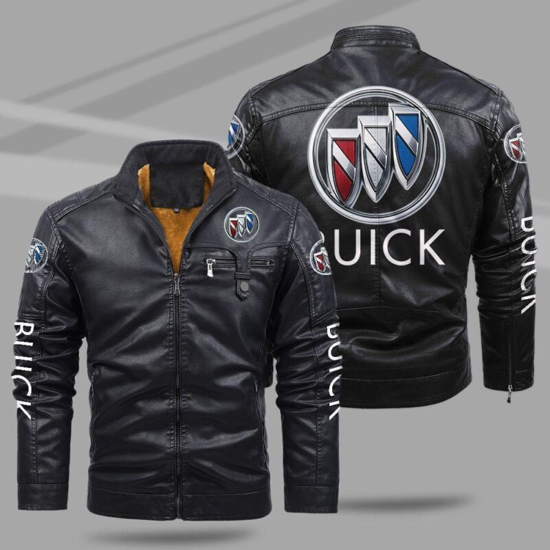 BUICK Fleece Leather Jacket TFLJ021