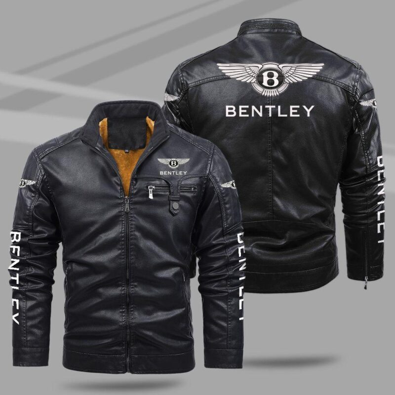 Bentley Fleece Leather Jacket TFLJ030