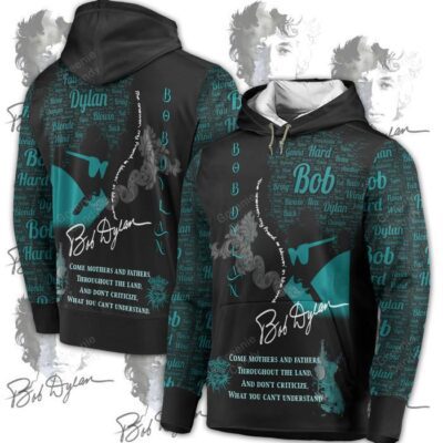 Bob Dylan Signature Unisex 3D Hoodie TSH2050