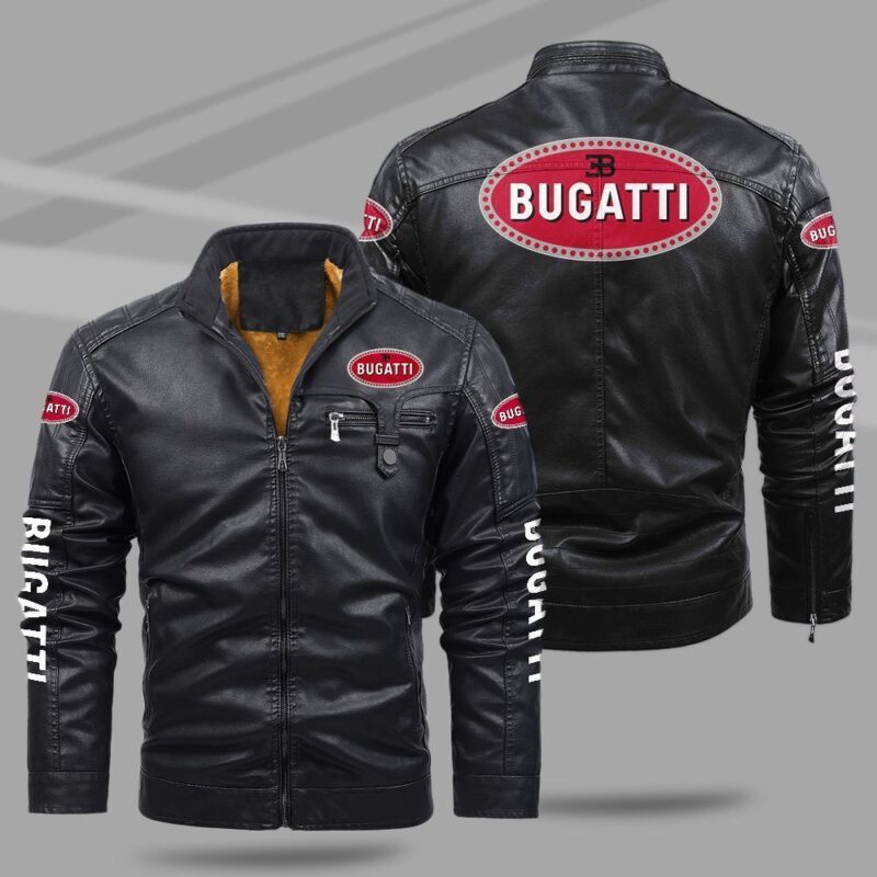 Bugatti Fleece Leather Jacket TFLJ040