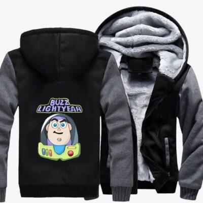 Buzz Lightyear Toy Story Fleece Zip Hoodie Jacket 2
