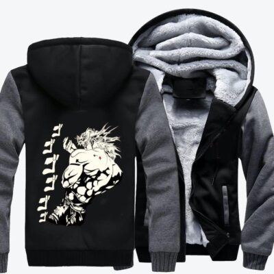 Dio Brando JoJos Bizarre Adventure Fleece Zip Hoodie Jacket 2