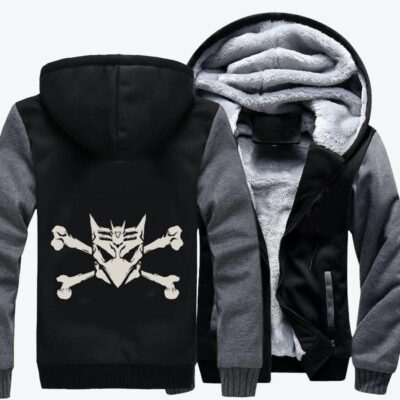 Emperor Of Destruction Transformers Fleece Zip Hoodie Jacket 2