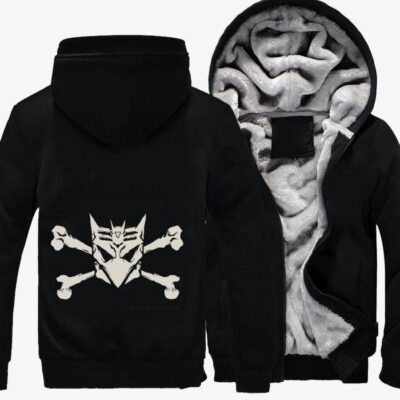 Emperor Of Destruction Transformers Fleece Zip Hoodie Jacket 3