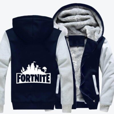 Fortnite Art Title Fortnite Fleece Zip Hoodie Jacket