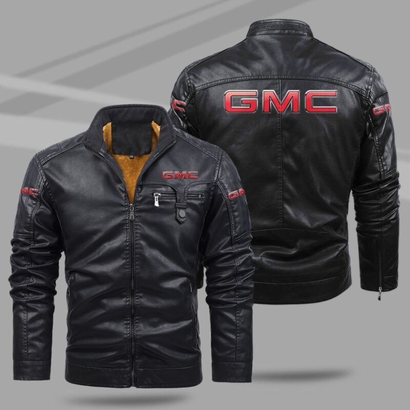 GMC Fleece Leather Jacket TFLJ034