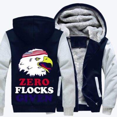 Game Changing Patriotic Bald Eagle Independence Day Fleece Zip Hoodie Jacket