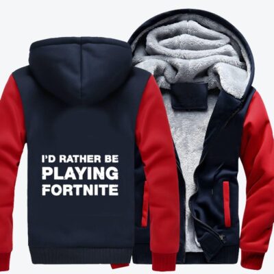 I'd Rather Be Playing Fortnite Fortnite Fleece Zip Hoodie Jacket 1 Id Rather Be Playing Fortnite Fortnite Fleece Zip Hoodie Jacket 1