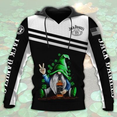 JD 3D Pullover Hoodie - Black TSH627