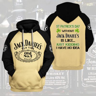 JD Old No.7 Unisex 3D Hoodie - Yellow TSH1054