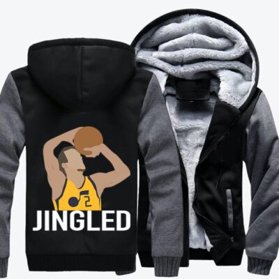 Joe Ingles Basketball Fleece Zip Hoodie Jacket 2