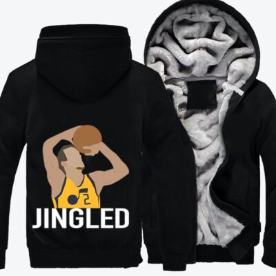 Joe Ingles Basketball Fleece Zip Hoodie Jacket 3