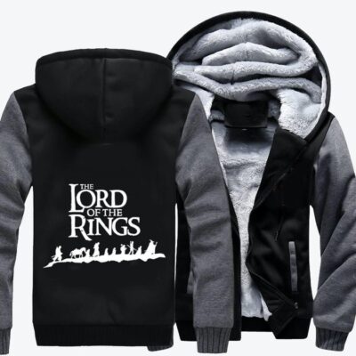 Journey Of The Lord Of The Rings Lord Of The Rings Fleece Zip Hoodie Jacket 2