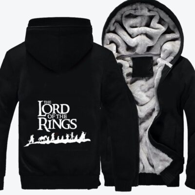 Journey Of The Lord Of The Rings Lord Of The Rings Fleece Zip Hoodie Jacket 3