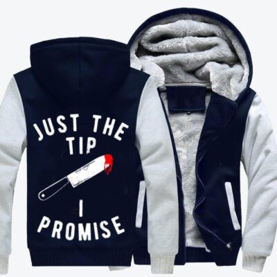 Just The Tip Halloween Fleece Zip Hoodie Jacket