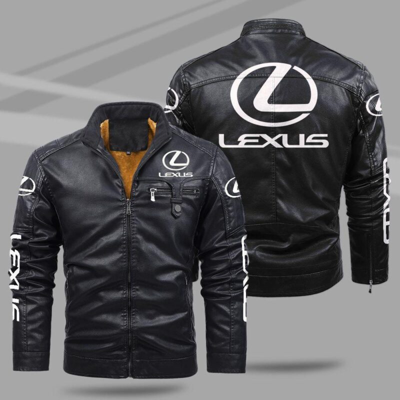 Lexus Fleece Leather Jacket TFLJ023