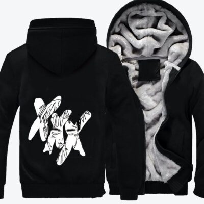 Make A Wish XXXTentation Hip hop Fleece Zip Hoodie Jacket 3