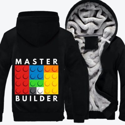 Master Builder Lego Fleece Zip Hoodie Jacket 3