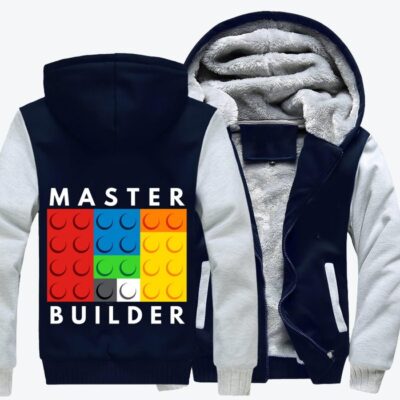 Master Builder Lego Fleece Zip Hoodie Jacket