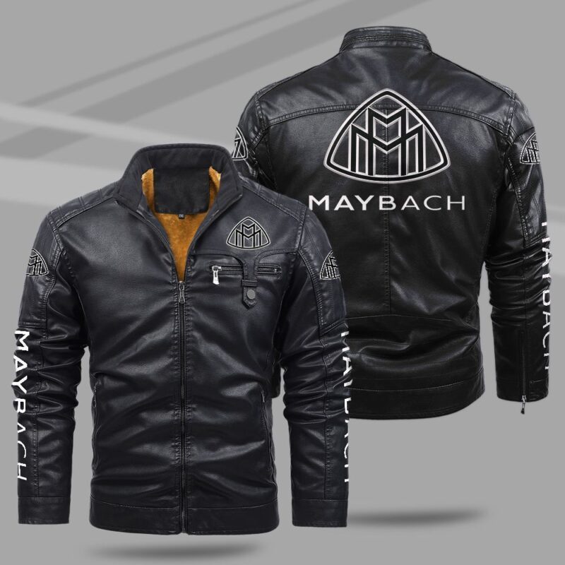 Maybach Fleece Leather Jacket TFLJ019