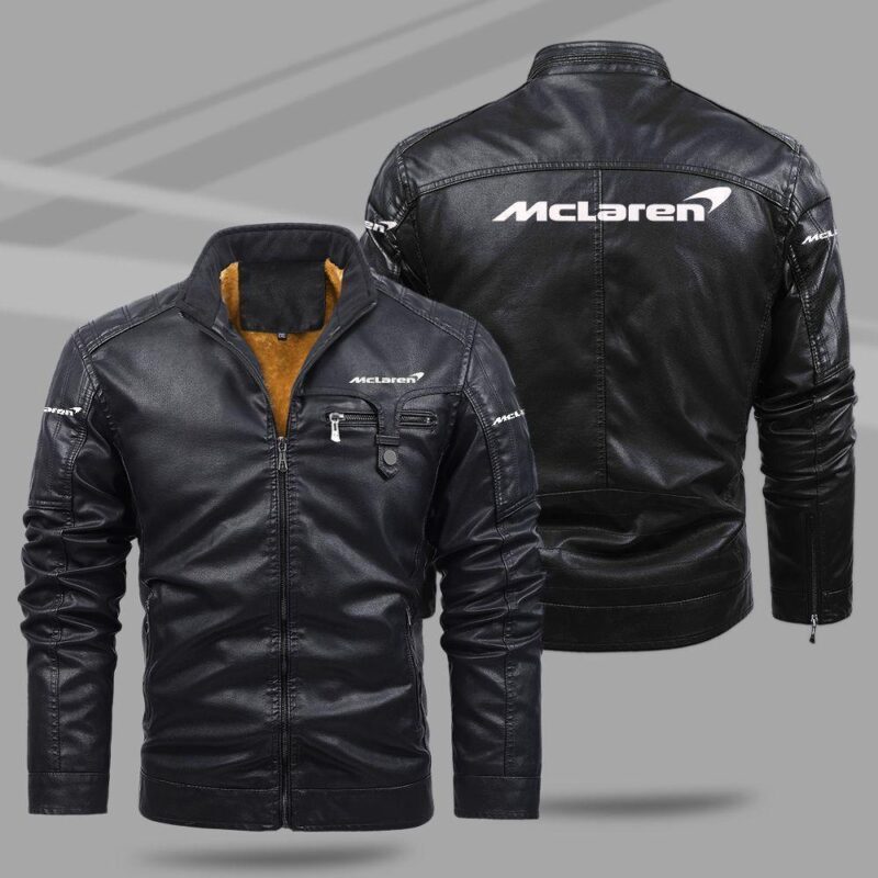 McLaren Fleece Leather Jacket TFLJ015