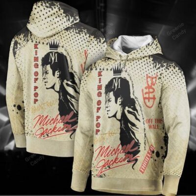 Michael Jackson King Of Pop Off The Wall Unisex 3D Hoodie TSH2022