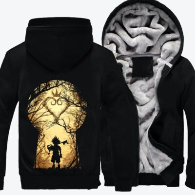 My Kingdom Kingdom Hearts Fleece Zip Hoodie Jacket 3