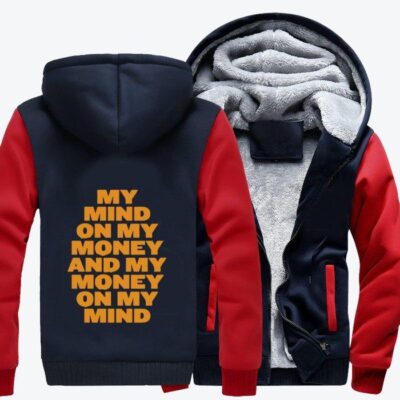 My Mind My On Money Snoop Dogg Hip hop Fleece Zip Hoodie Jacket 1