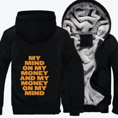 My Mind My On Money Snoop Dogg Hip hop Fleece Zip Hoodie Jacket 3