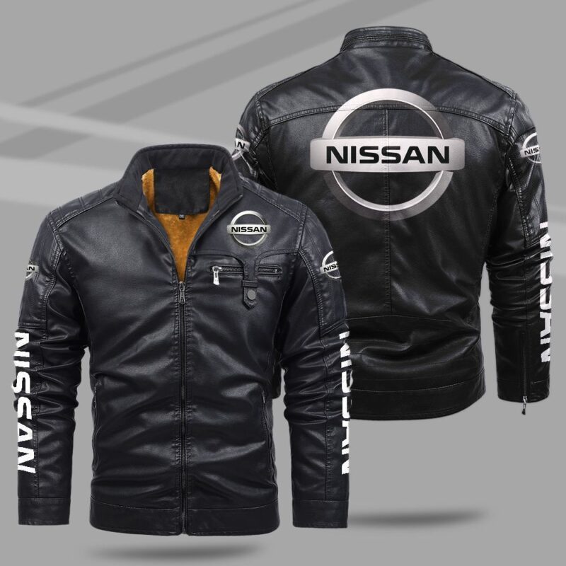 Nissan Fleece Leather Jacket TFLJ039