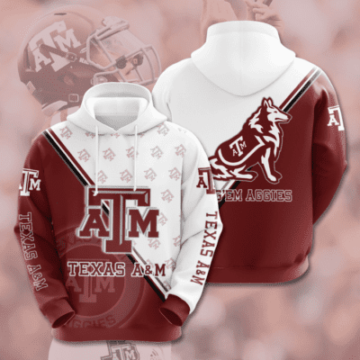 Texas A&M Aggies Basketball Team Unisex 3D Hoodie TSH144