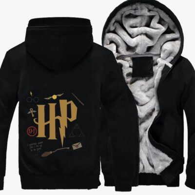 The Magical World Of Harry Potter Harry Potter Fleece Zip Hoodie Jacket 3