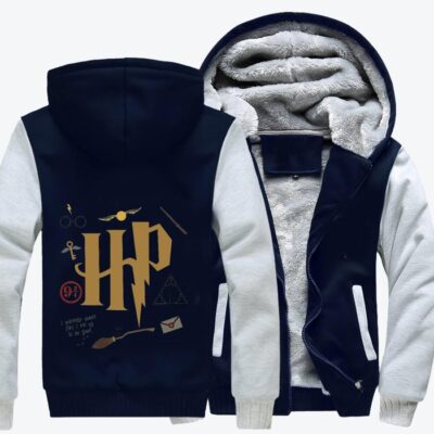 The Magical World Of Harry Potter Harry Potter Fleece Zip Hoodie Jacket