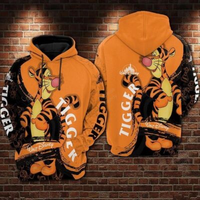 Tiger Walt Disney Unisex 3D Hoodie TSH822