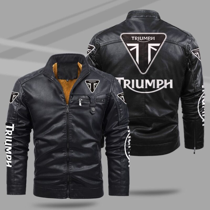 Triumph Fleece Leather Jacket TFLJ036