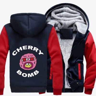 Tyler The Creator Cherry Bomb Hip hop Fleece Zip Hoodie Jacket 1