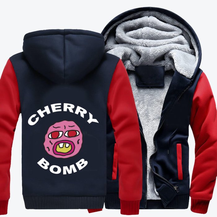 Tyler The Creator Cherry Bomb Hip hop Fleece Zip Hoodie Jacket – Let ...