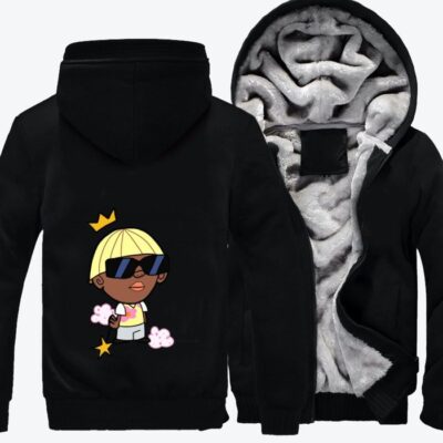 Tyler The Creator With The Fairy Stick Hip hop Fleece Zip Hoodie Jacket 3