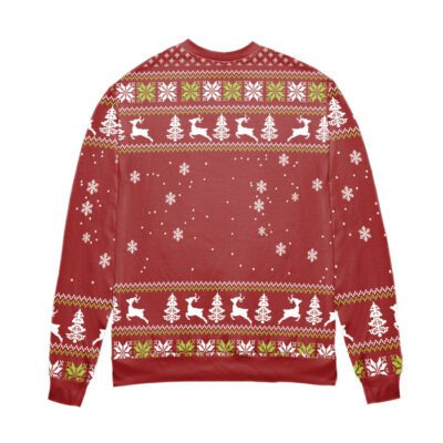 You Just Flipped My Grinch Switch Ugly Christmas Sweater Red 2