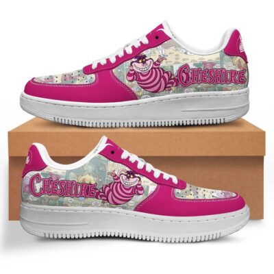 Cheshire Cat Sneaker Disney Sneakers Unisex Classic Low Top Air Force 1 Shoes Converse Style Sneakers