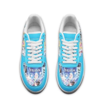 Elsa Sneaker Disney Sneakers Unisex Classic Low Top Air Force 1 Shoes Converse Style Sneakers 3