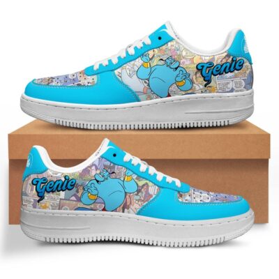 Genie Sneaker Disney Sneakers Unisex Classic Low Top Air Force 1 Shoes Converse Style Sneakers