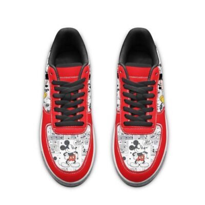 Mickey Mouse Sneaker Disney Sneakers Unisex Classic Low Top Air Force 1 Shoes Converse Style Sneakers 2