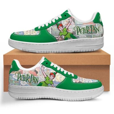 Peter Pan Sneaker Disney Sneakers Unisex Classic Low Top Air Force 1 Shoes Converse Style Sneakers