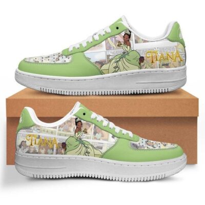Tiana Sneaker Disney Sneakers Unisex Classic Low Top Air Force 1 Shoes Converse Style Sneakers